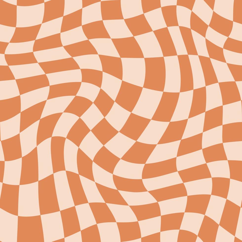 Seamless vector pattern with groovy psychedelic weaves.  Abstract weaves seamless vector pattern. Hippie background with waves, psychedelic groovy texture.
