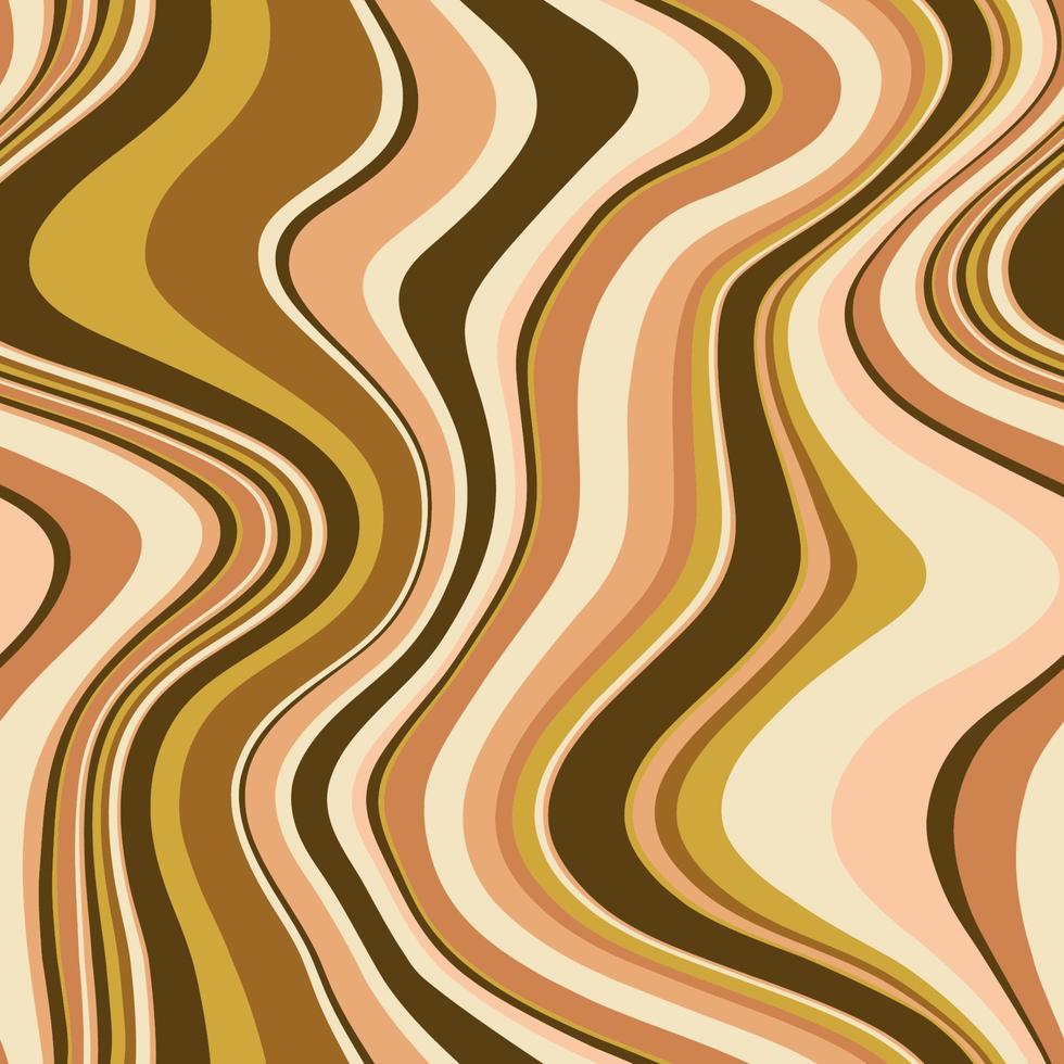 Seamless vector pattern with groovy psychedelic weaves.  Abstract weaves seamless vector pattern. Hippie background with waves, psychedelic groovy texture.