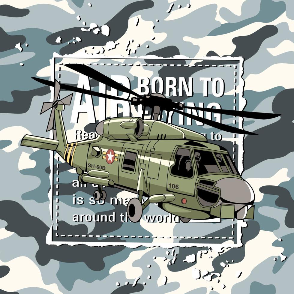 the military vector illustration