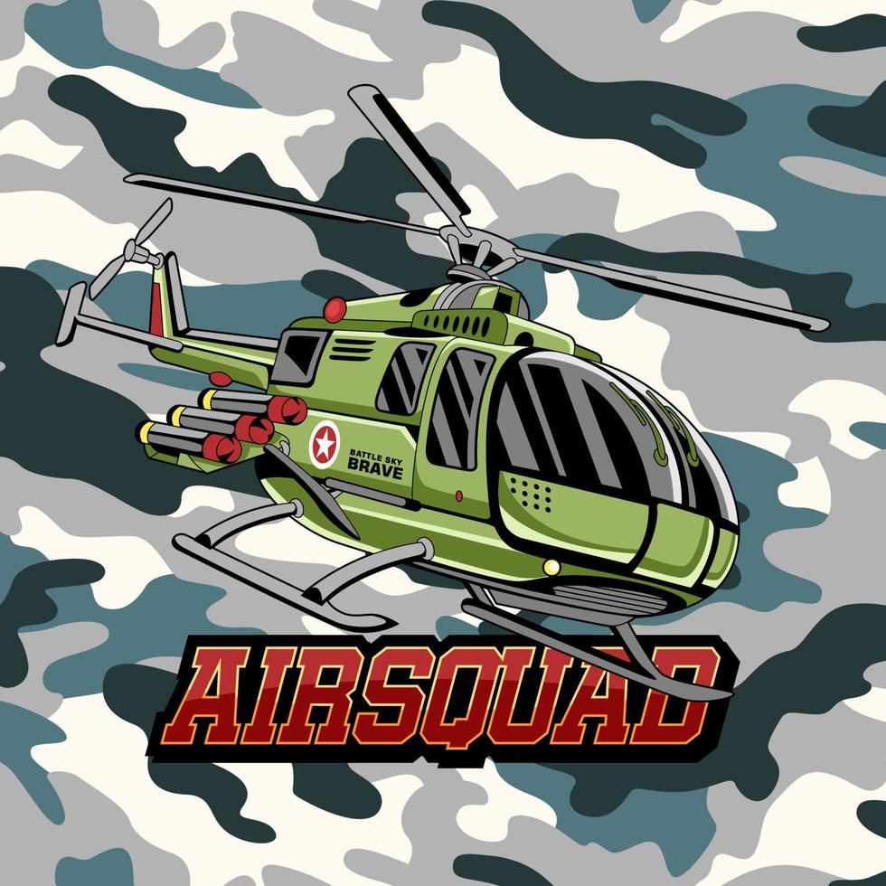 the military vector illustration