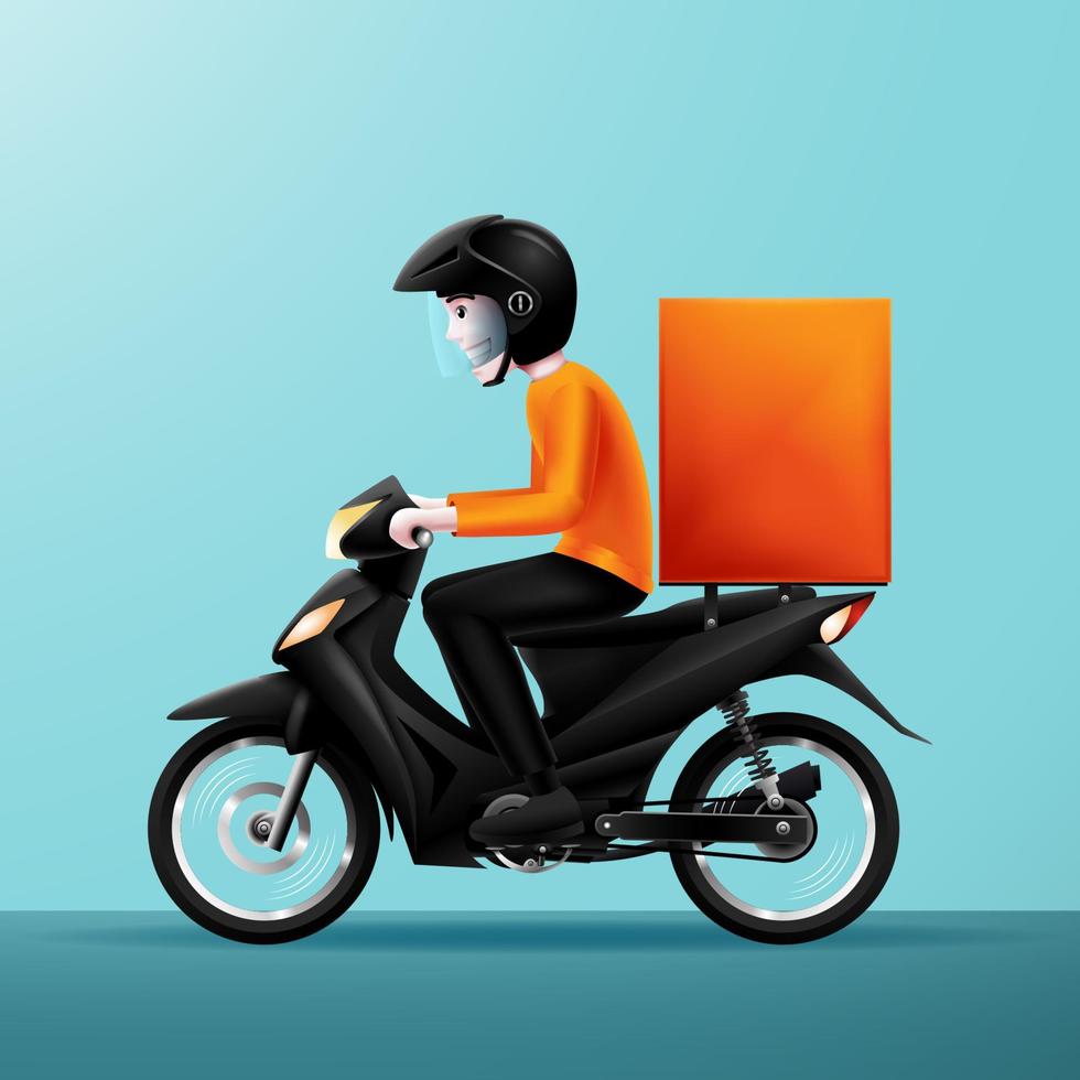 Delivery Courier illustration vector