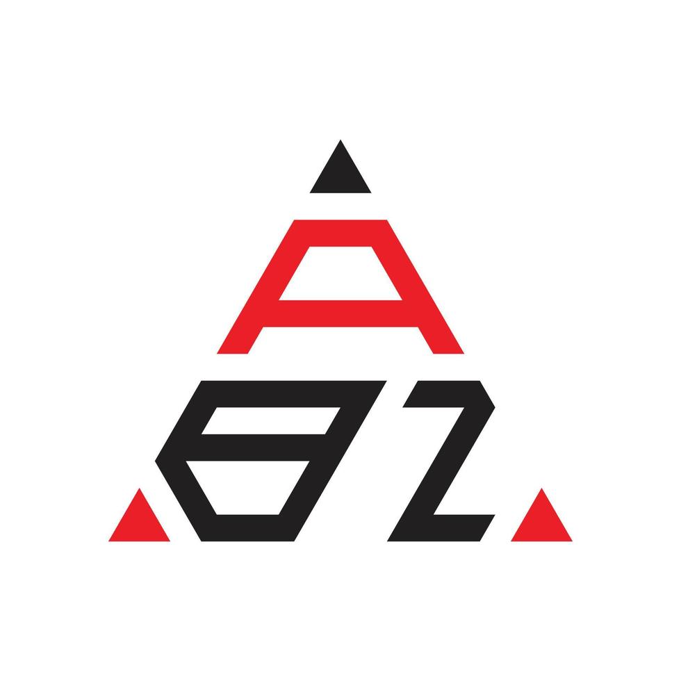 logotipo abz, letra abz, diseño del logotipo de la letra abz, logotipo de las iniciales abz, abz vinculado con el círculo y el logotipo del monograma en mayúsculas, tipografía abz para tecnología, marca comercial e inmobiliaria abz, vector