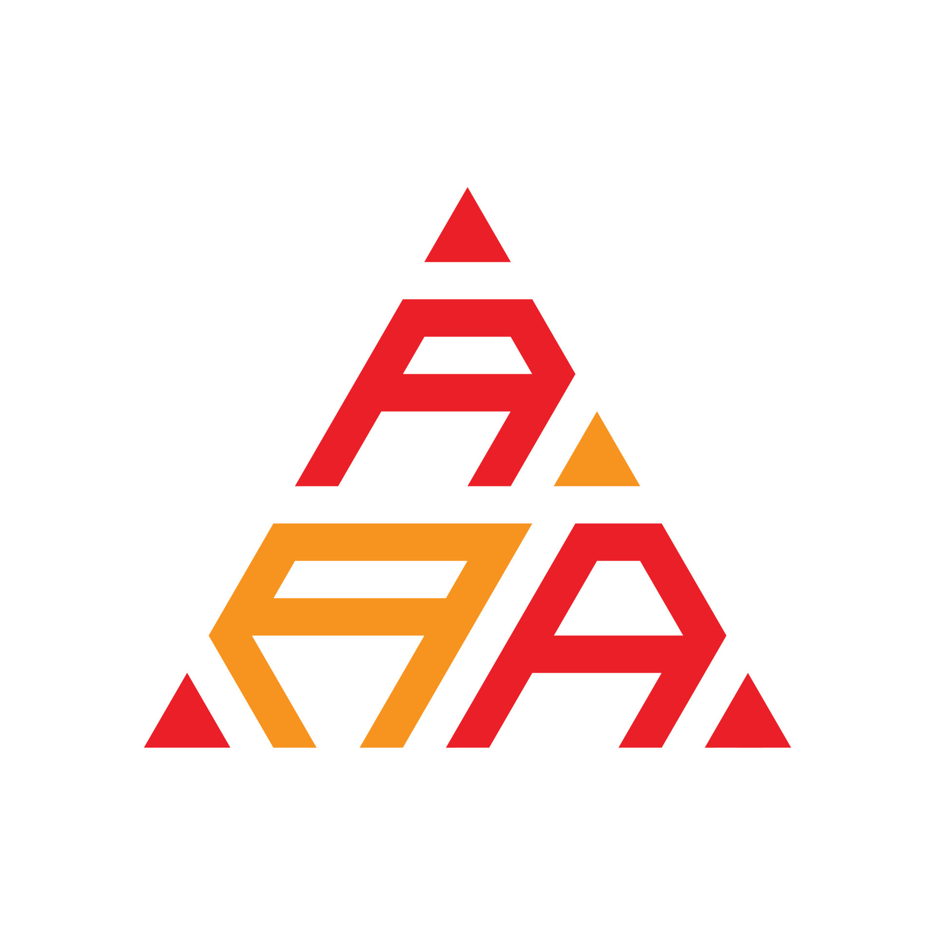 logotipo de aaa, letra de aaa, diseño del logotipo de la letra de aaa