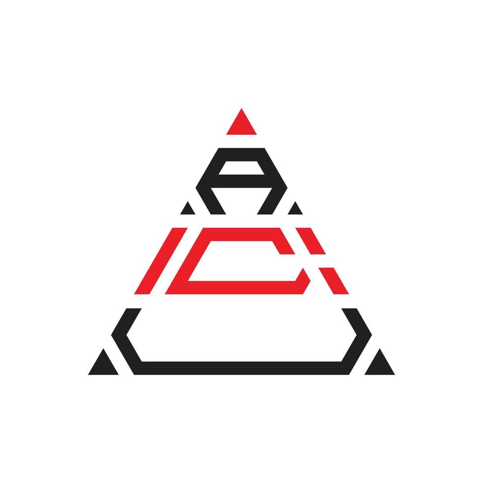 Creative Triangle three  Professional logo design for your company vector