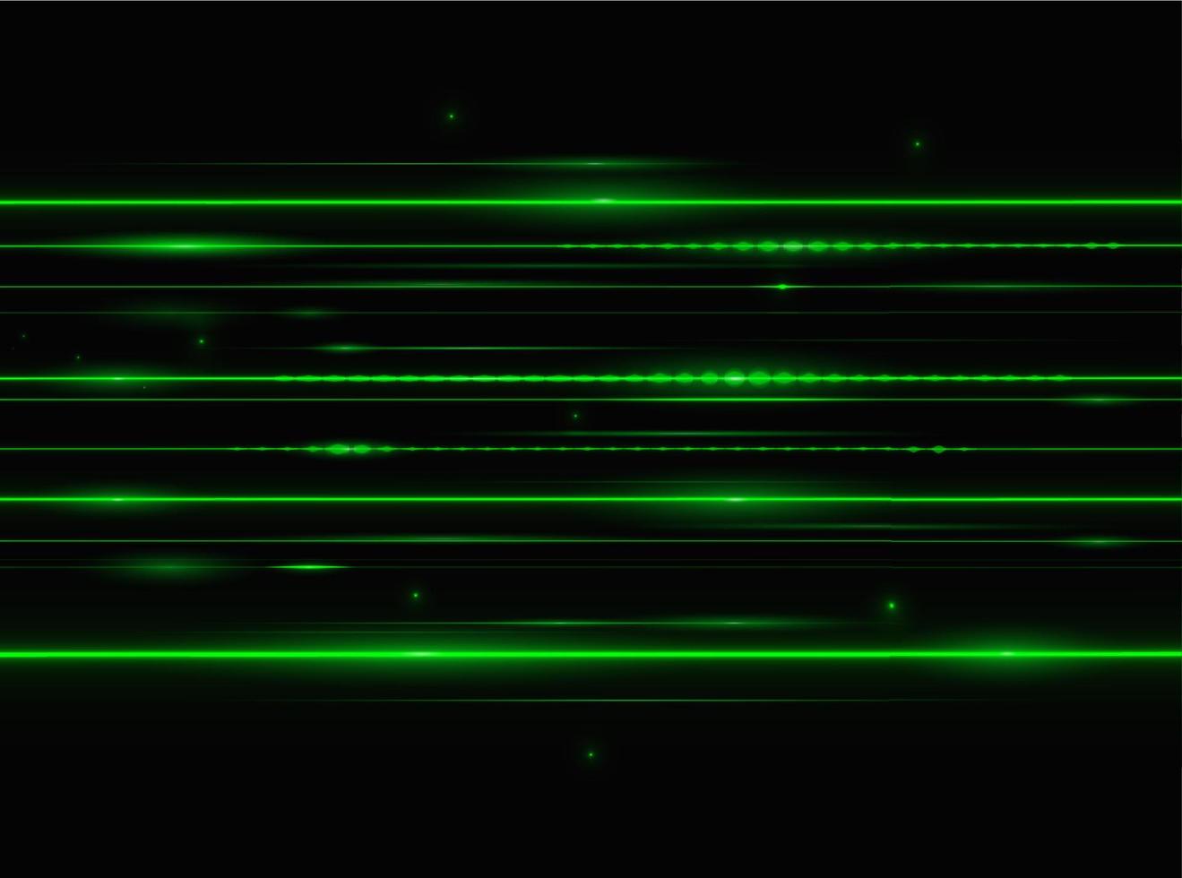 Green laser beam lights. Vector flare 11353410 Vector Art at Vecteezy