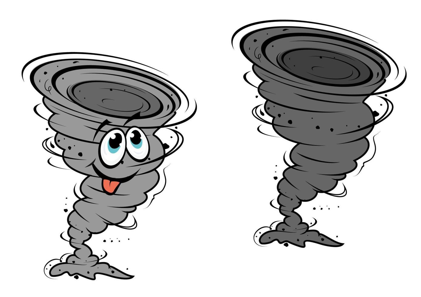 personaje de tornado de huracán de dibujos animados 11353548 Vector en  Vecteezy