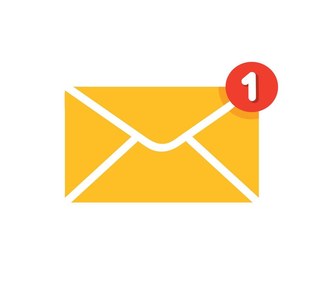 Envelope Mail icon. vector