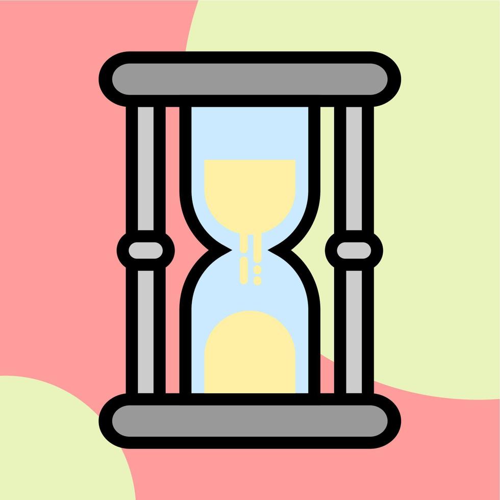 Illustration Vector Graphic of Clock, date, sand Icon