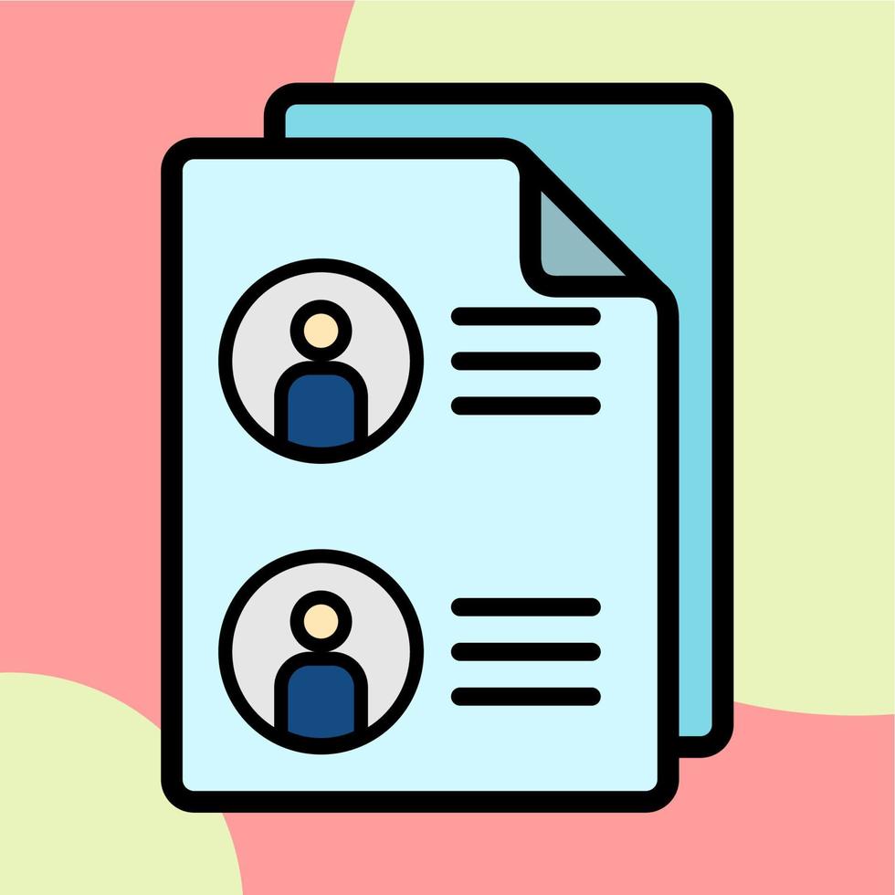 Illustration Vector Graphic of Contract, document, files Icon