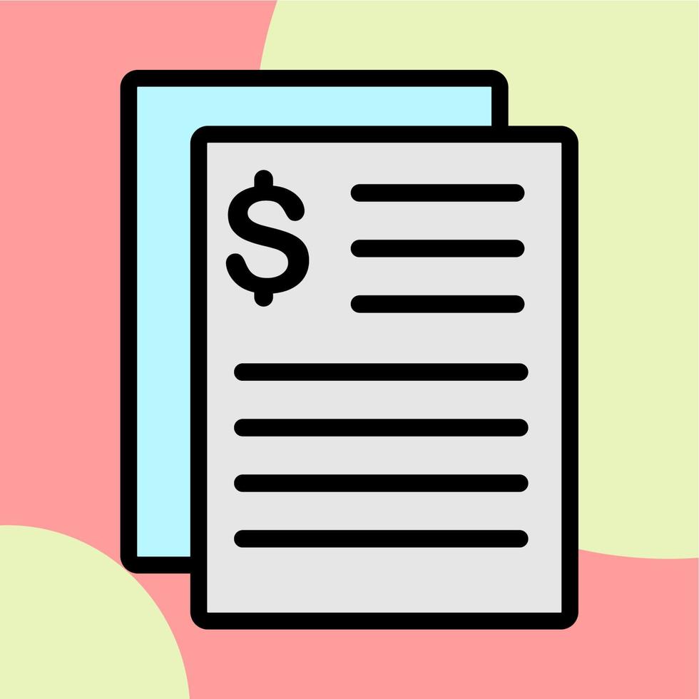 Illustration Vector Graphic of Document, documents, file Icon