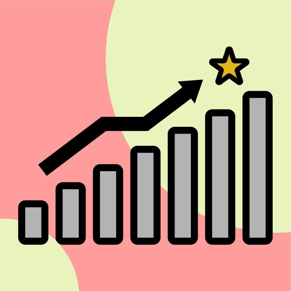 Illustration Vector Graphic of Analytics, chart, growth Icon