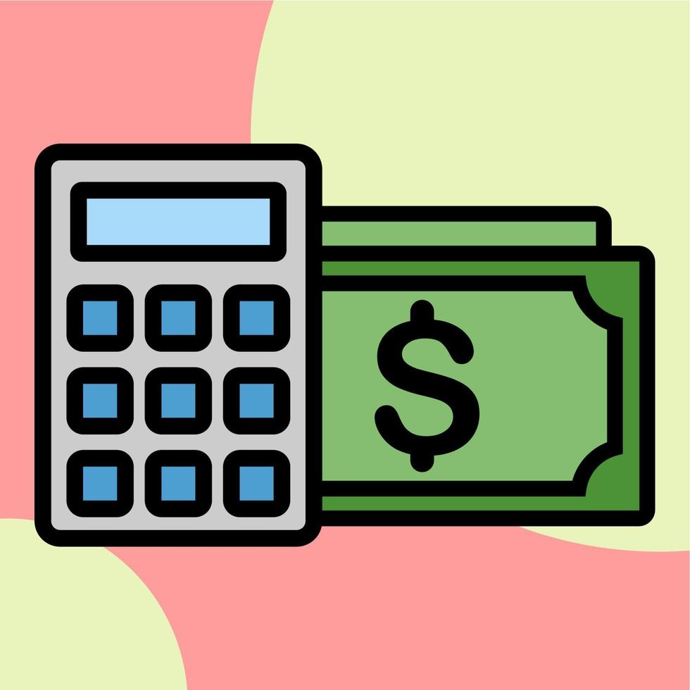 Illustration Vector Graphic of Calculator, finance, income Icon