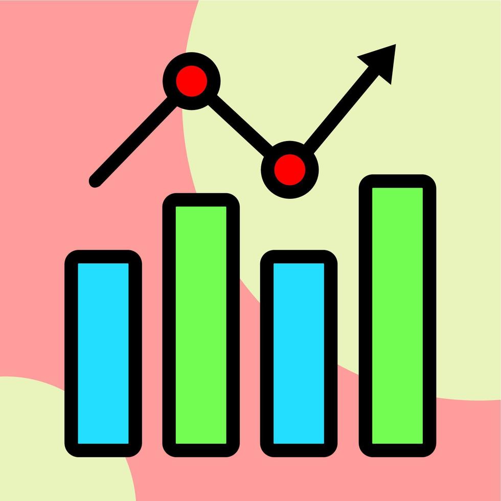 Illustration Vector Graphic of Business, chart, finance Icon