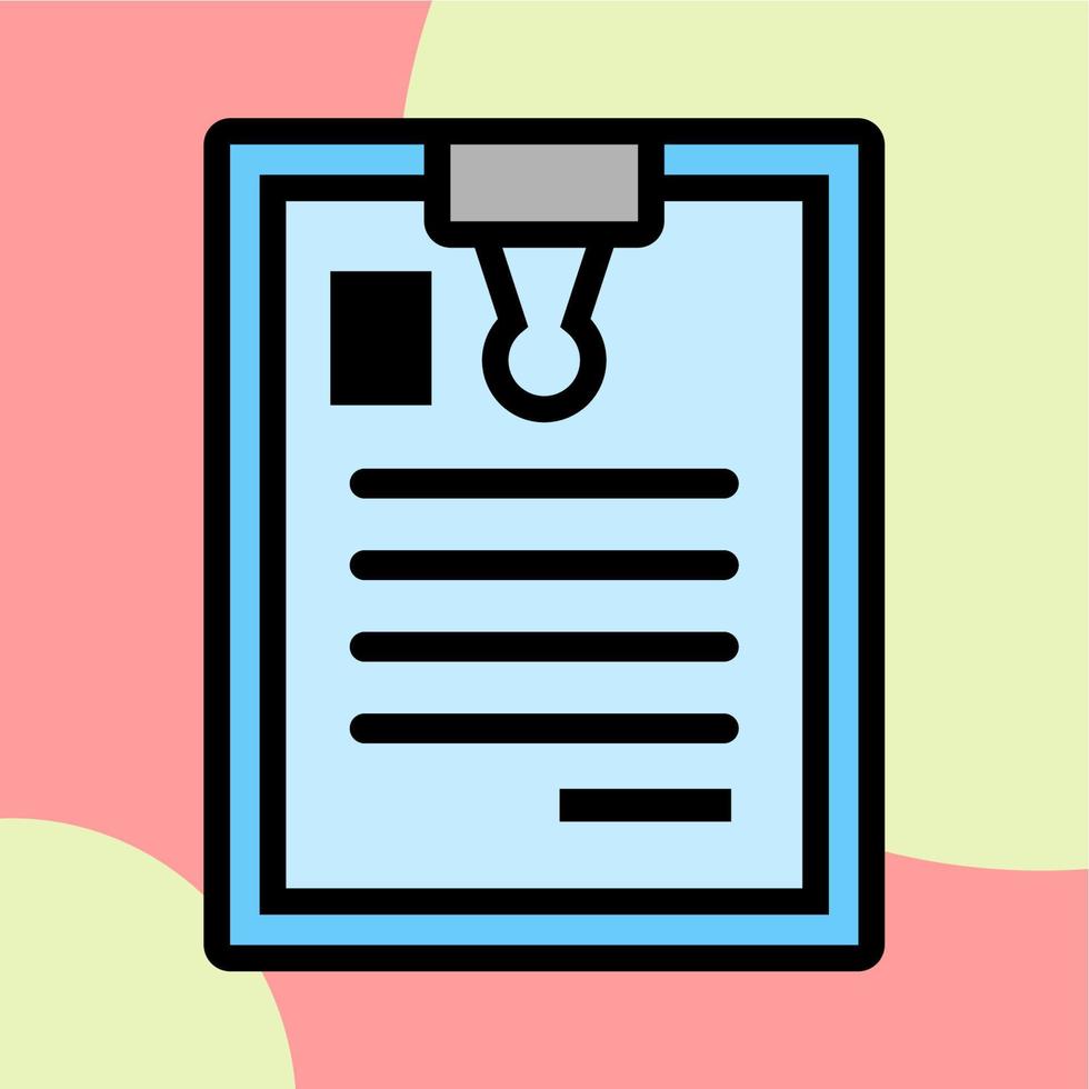Illustration Vector Graphic of Document, file, research Icon