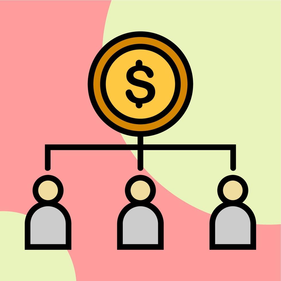 Illustration Vector Graphic of Dollar, management, money Icon