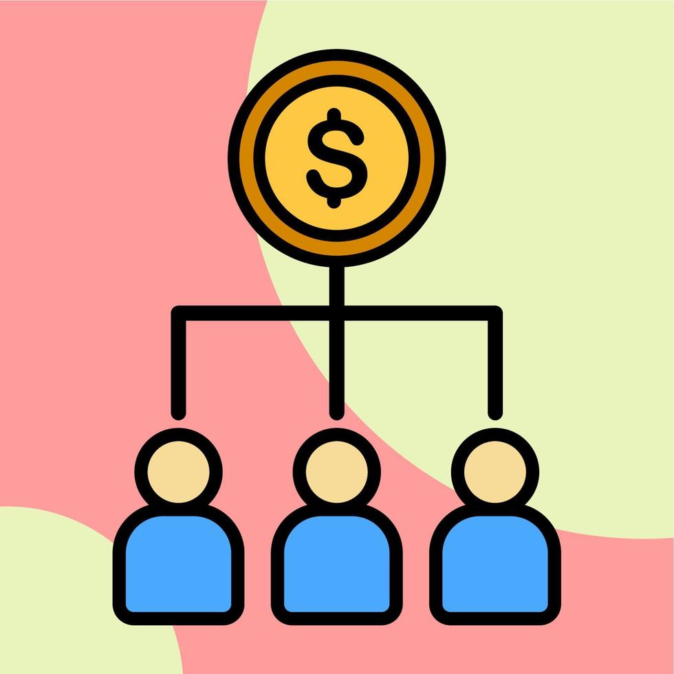 Illustration Vector Graphic of Management, strategy, tearwork Icon