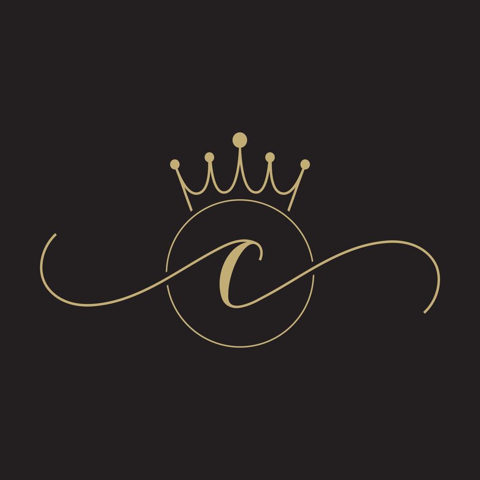 Luxury c letter logo design 11354005 Vector Art at Vecteezy