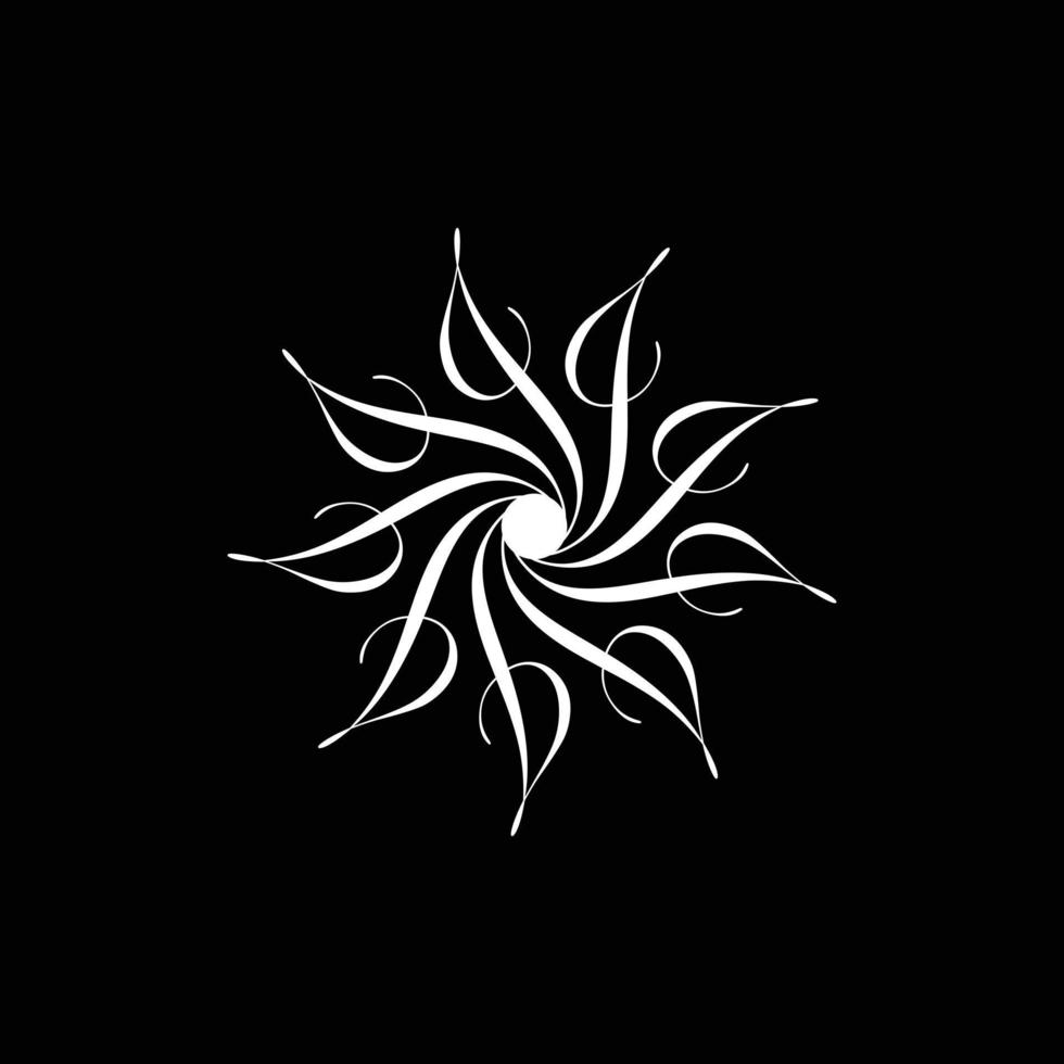 Flower Spa Nature Simple Logo vector