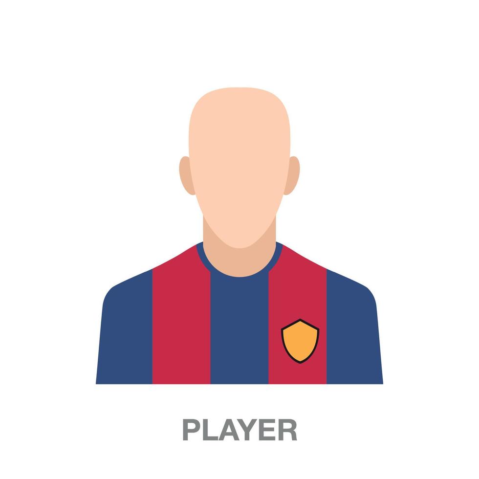 Barcelona uniform on transparent background vector