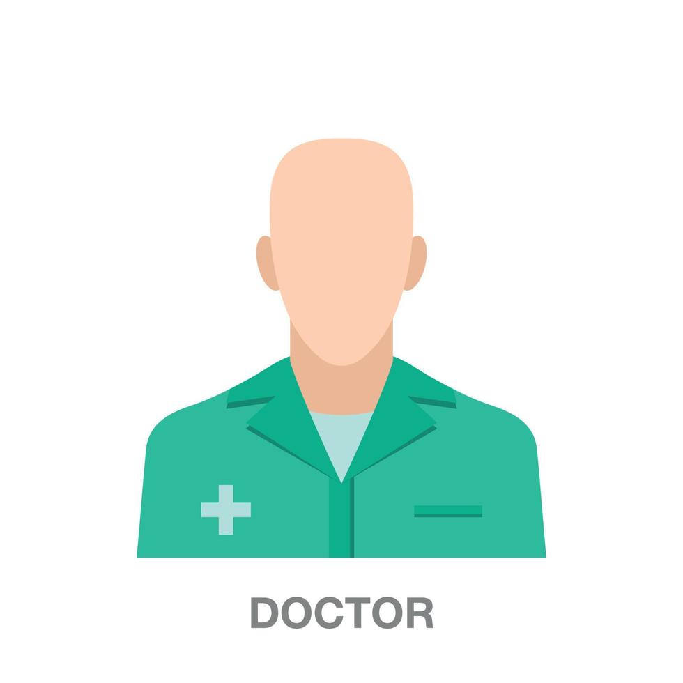 doctor on transparent background vector