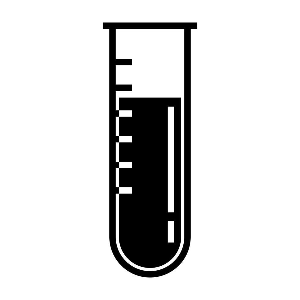 test tube icon vector