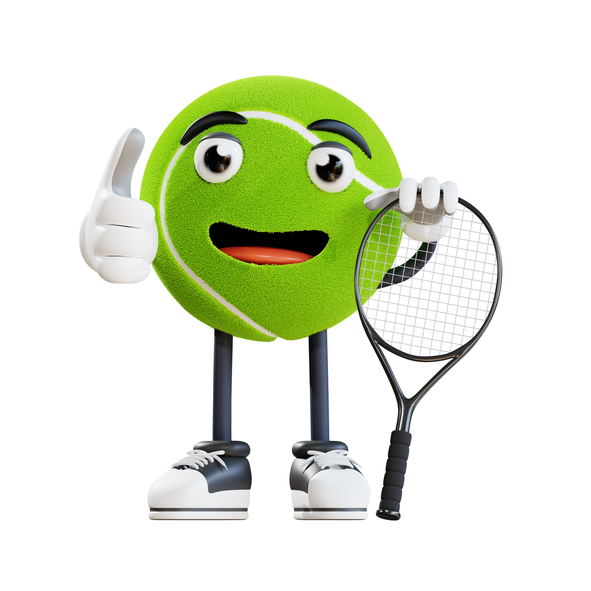 https://static.vecteezy.com/system/resources/previews/011/356/195/original/tennis-ball-mascot-giving-thumbs-up-3d-character-illustration-png.png
