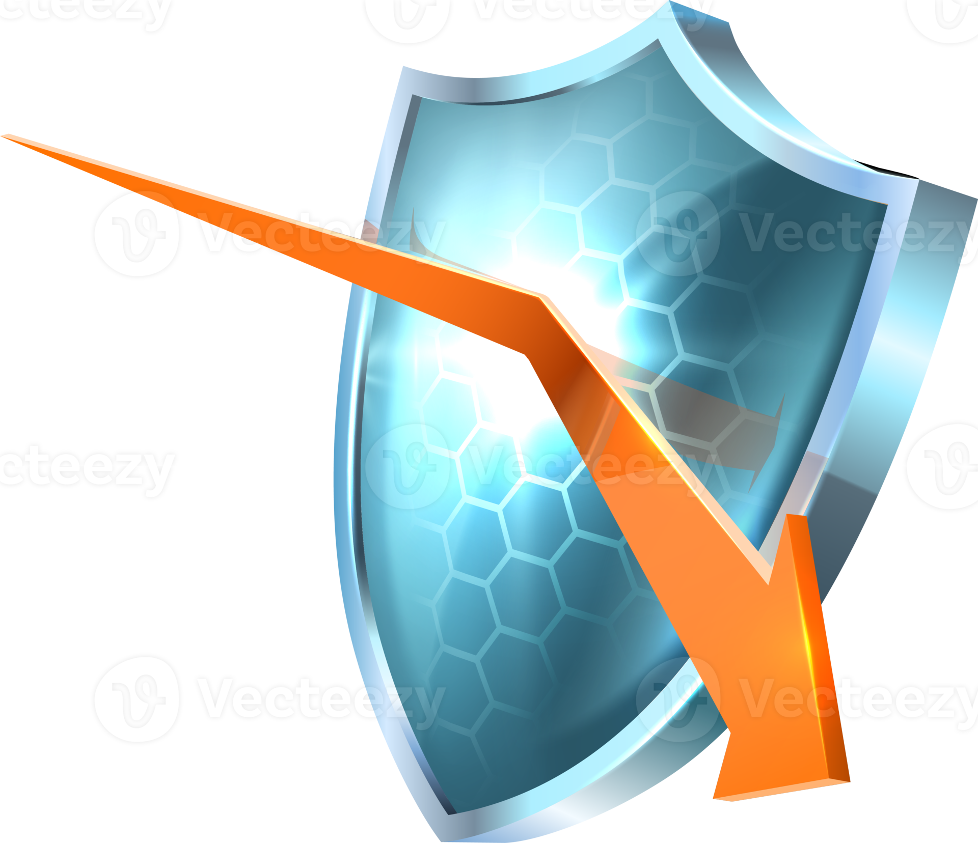 glass shield and arrow 11356493 PNG