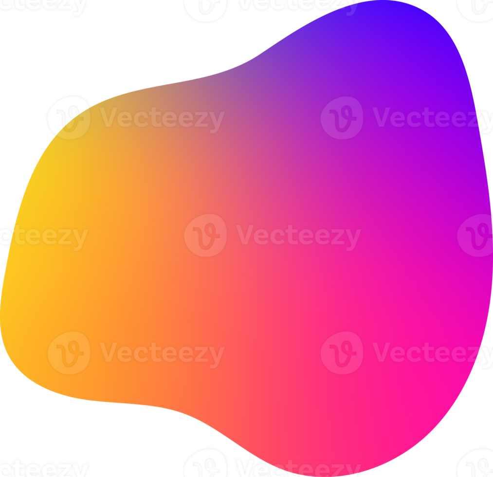 3D element of holographic chameleon design png