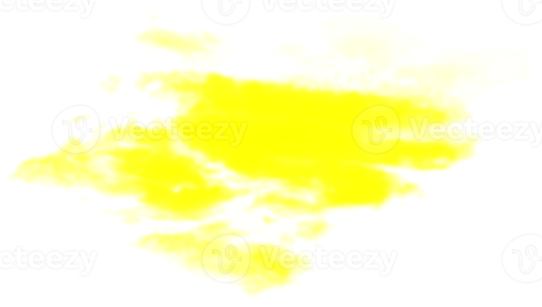 Yellow transparent cloud png