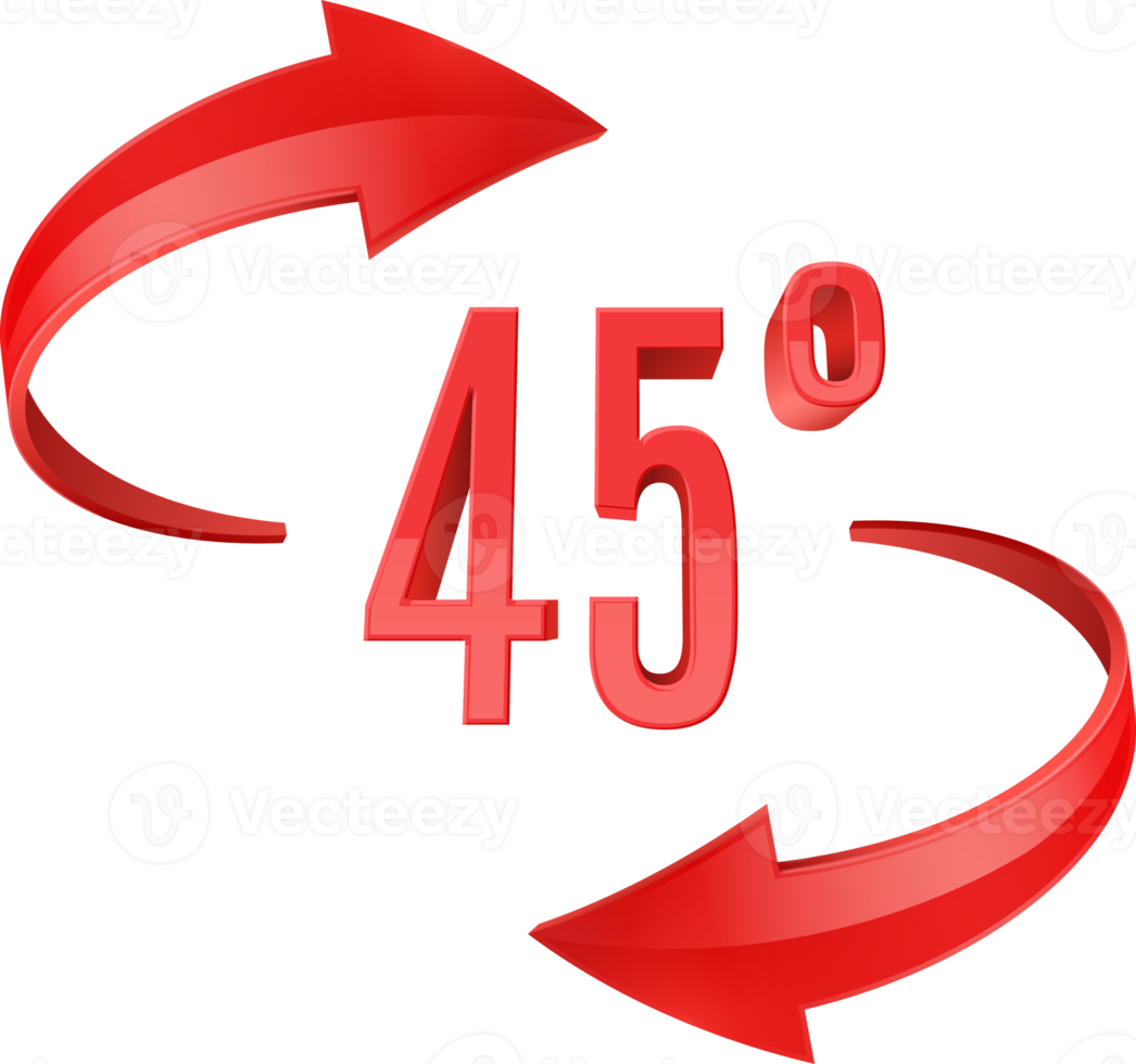 forty five degree rotation icon png