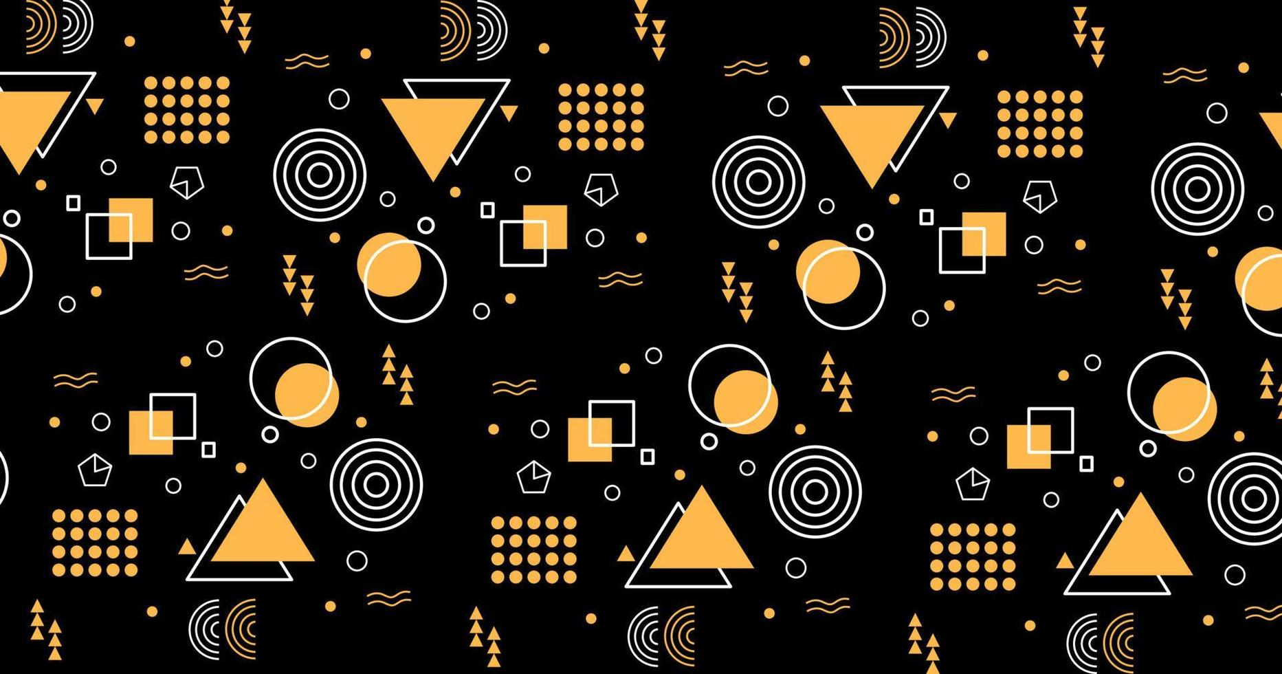 Geometrical background with flat shapes vector