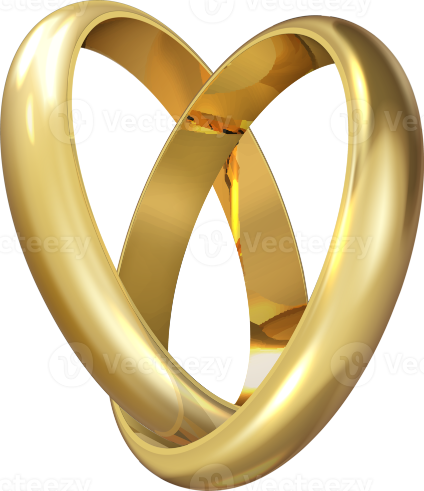 Free par de anillos de boda de oro 11356618 PNG with Transparent Background