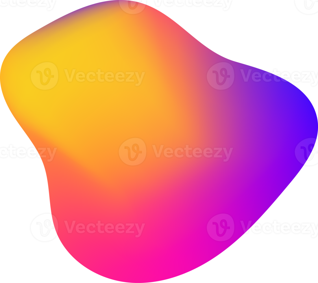 3D element of holographic chameleon design png