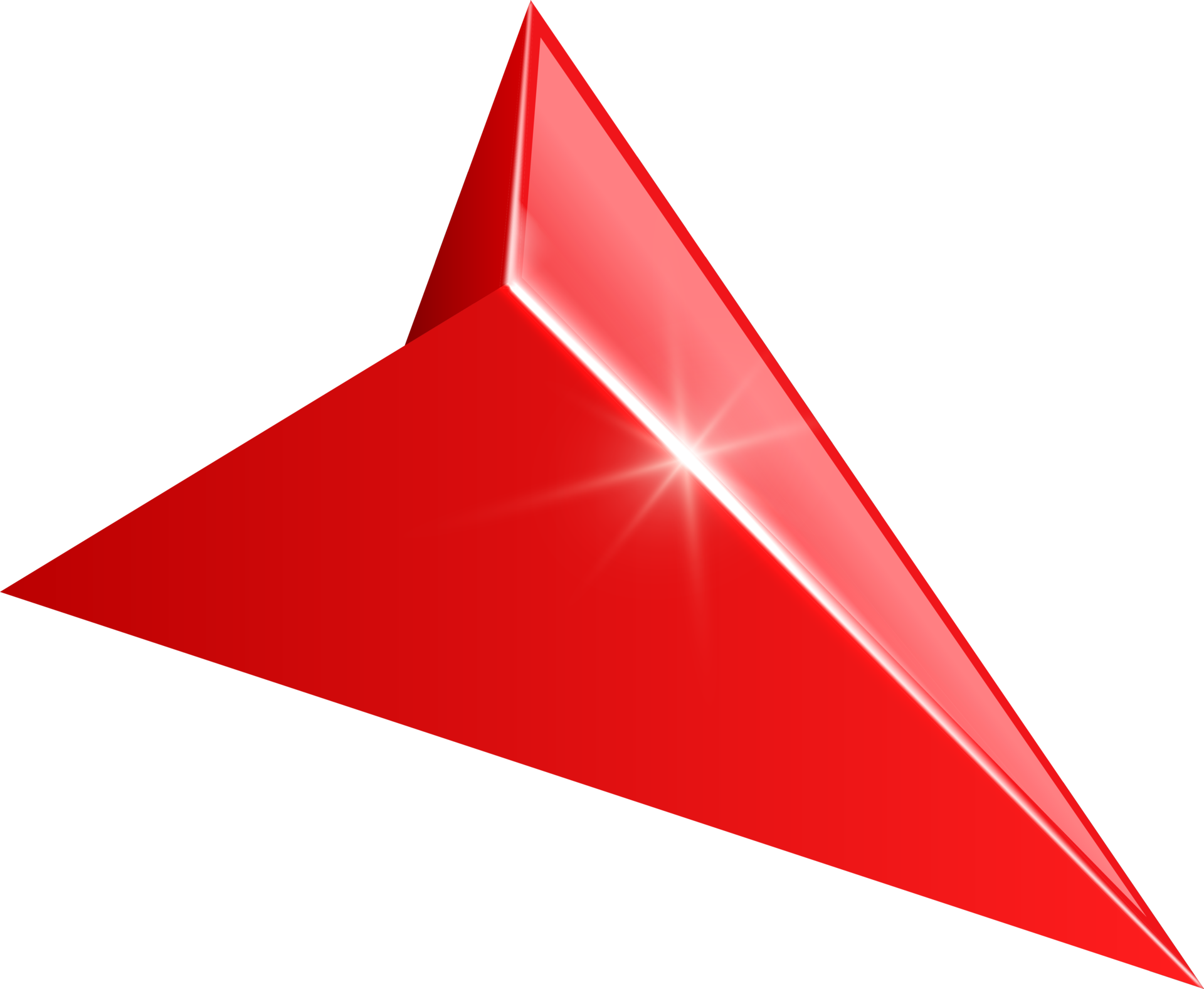 Forudsige faktureres Dum 3D render red arrow pointer 11356765 PNG