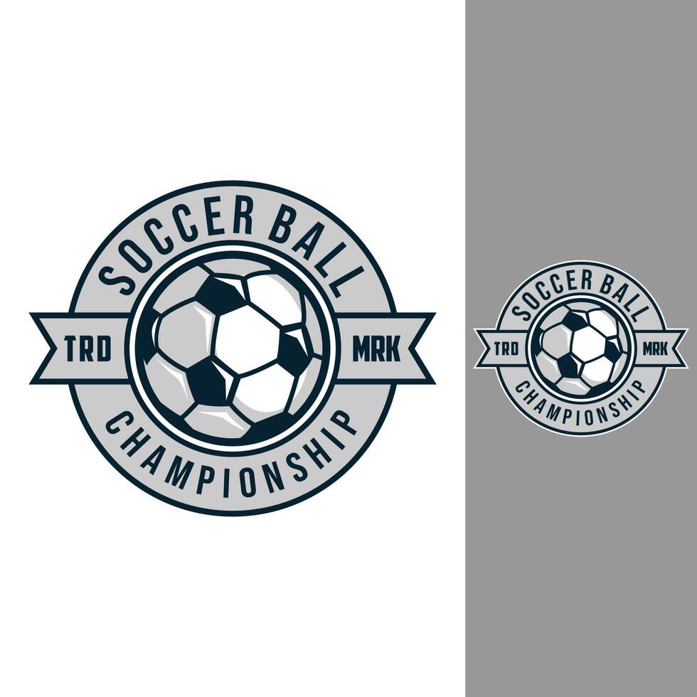football badge vector template. sport soccer graphic illustration in