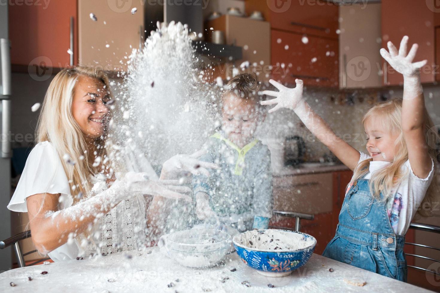 Family Kitchen mess photo