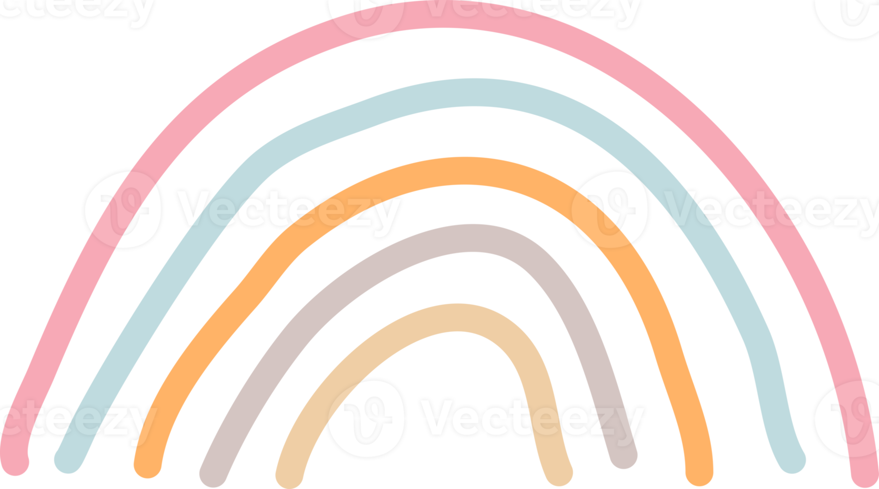 boho arc-en-ciel, dessiné à la main pour la décoration, estampes, papier peint png