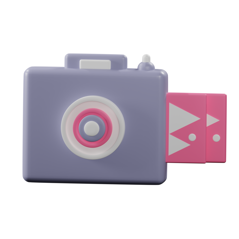 Camera icon 3d png