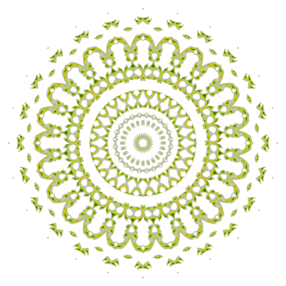 Mandala pattern ornament png