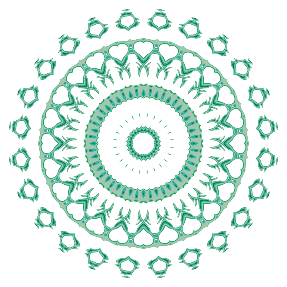 abstraktes Mandala-Muster png