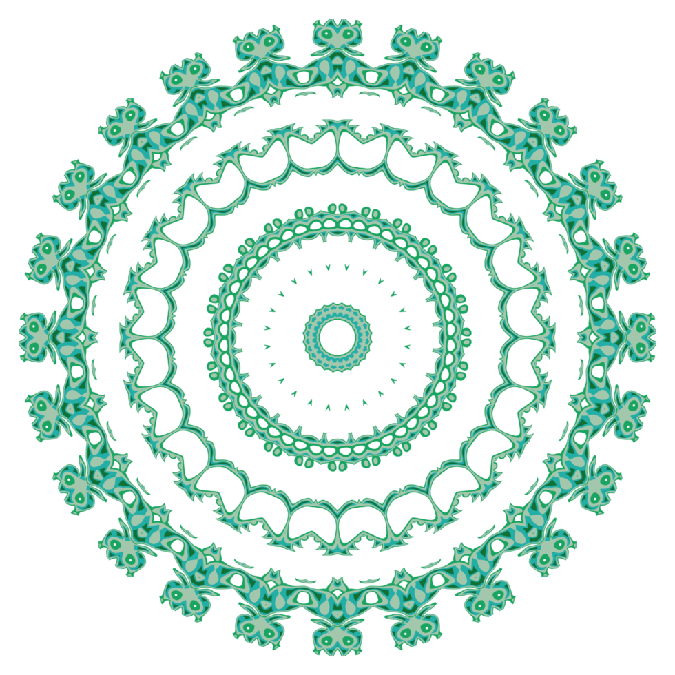 Abstract mandala pattern png