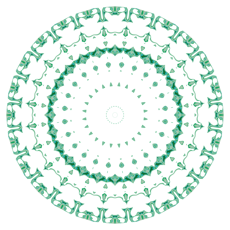 Abstract mandala pattern png