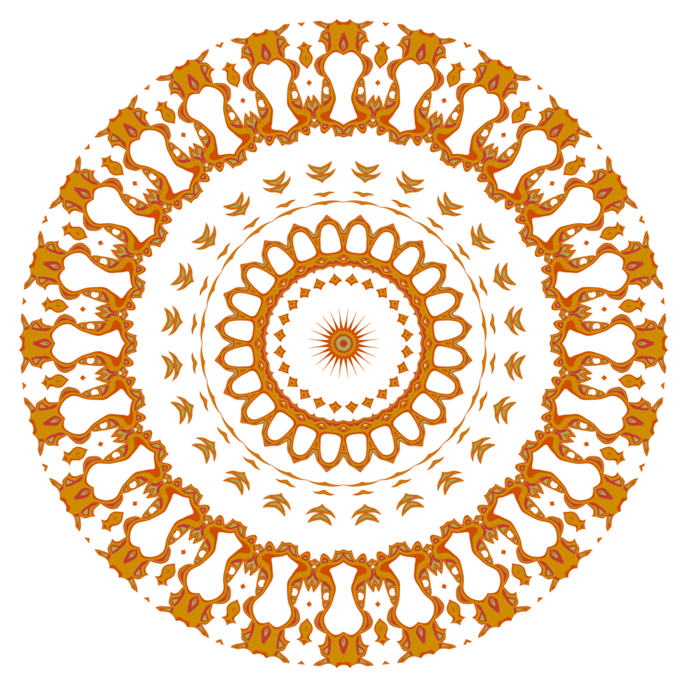 Abstract mandala pattern, good for ornament, floral decoration, or wallpaper background png