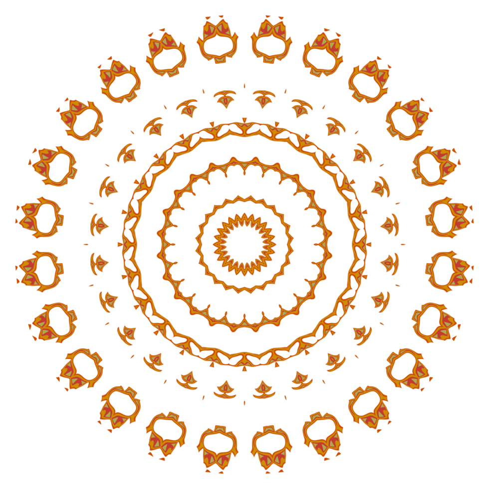 abstraktes Mandala-Muster, gut für Ornamente, Blumenschmuck oder Tapetenhintergrund png