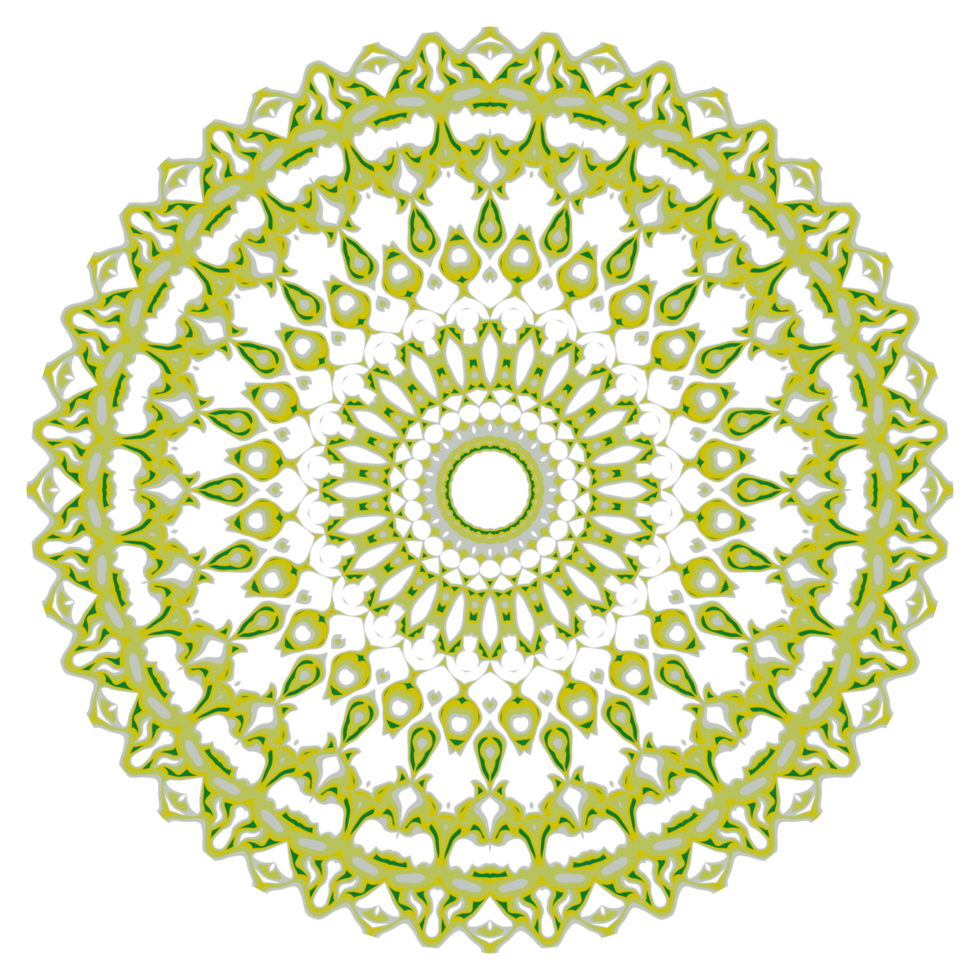 Mandala pattern ornament png