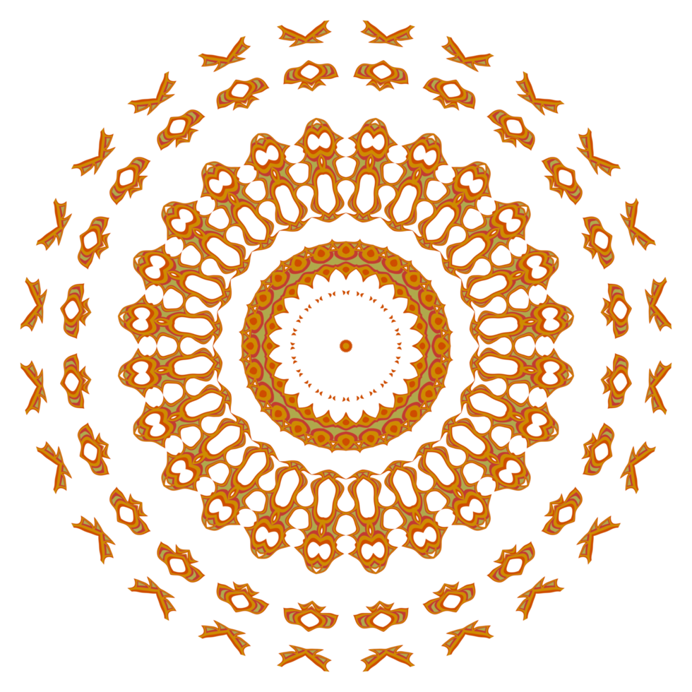 Abstract mandala pattern, good for ornament, floral decoration, or wallpaper background png