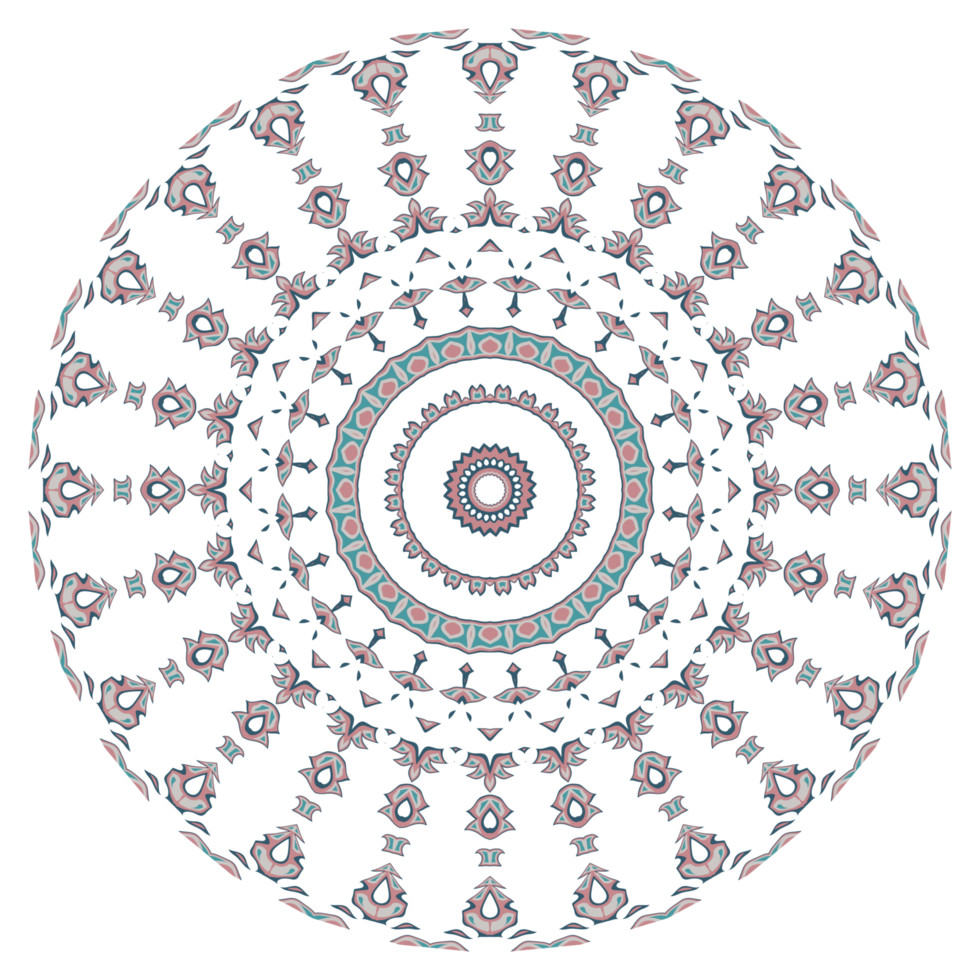 mandala mönster dekoration png