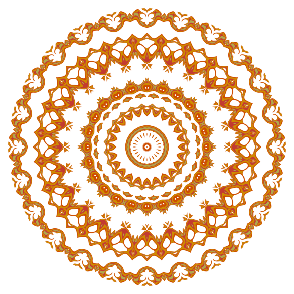 abstraktes Mandala-Muster, gut für Ornamente, Blumenschmuck oder Tapetenhintergrund png