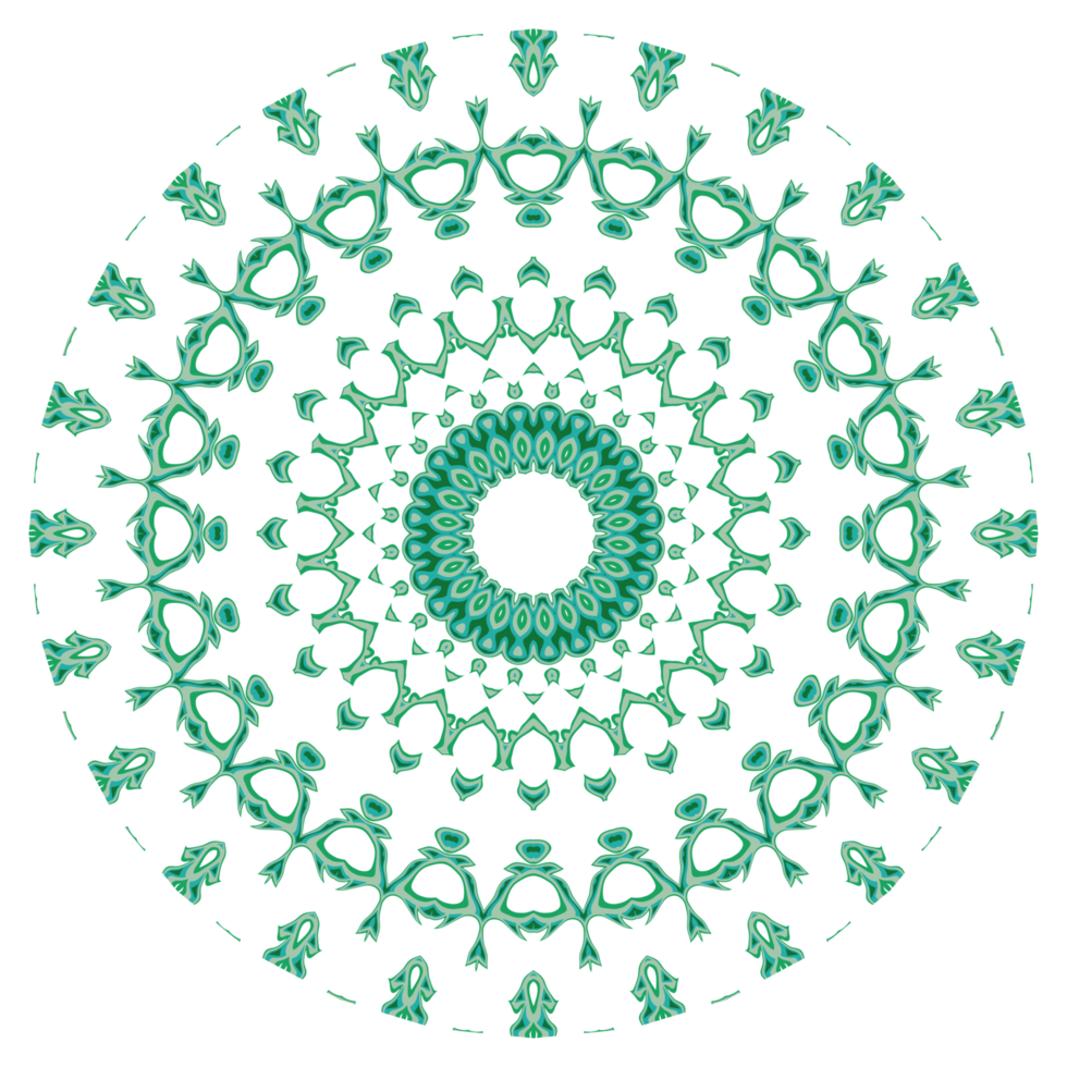 Abstract mandala pattern png