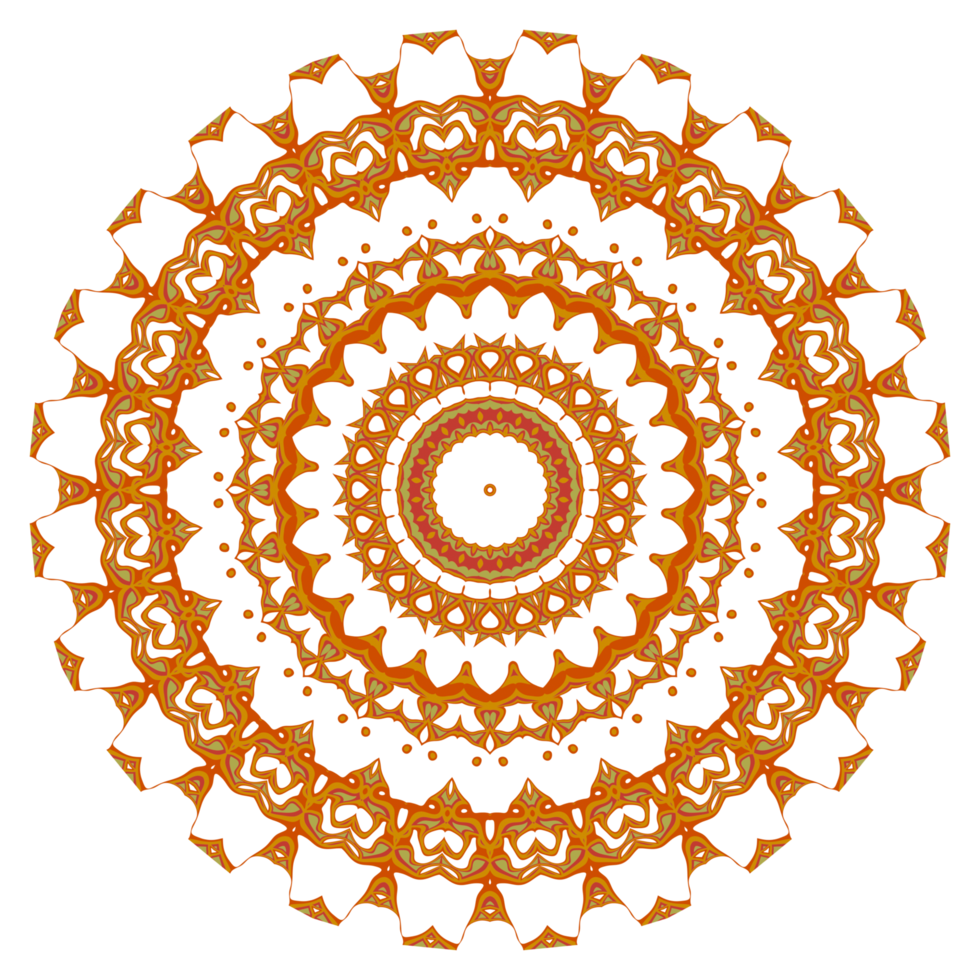 abstraktes Mandala-Muster, gut für Ornamente, Blumenschmuck oder Tapetenhintergrund png